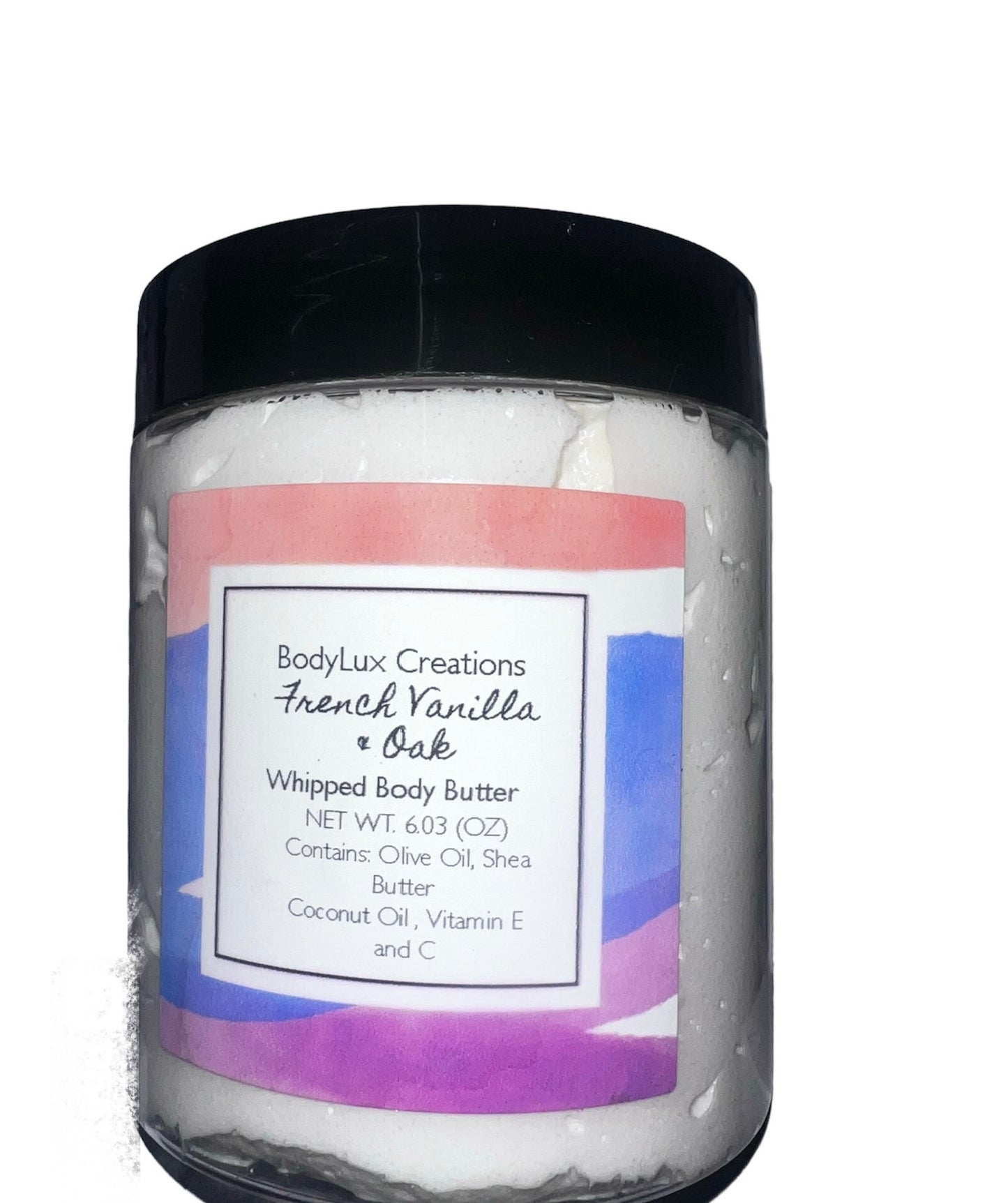 French Vanilla & Oak Whipped Body Butter