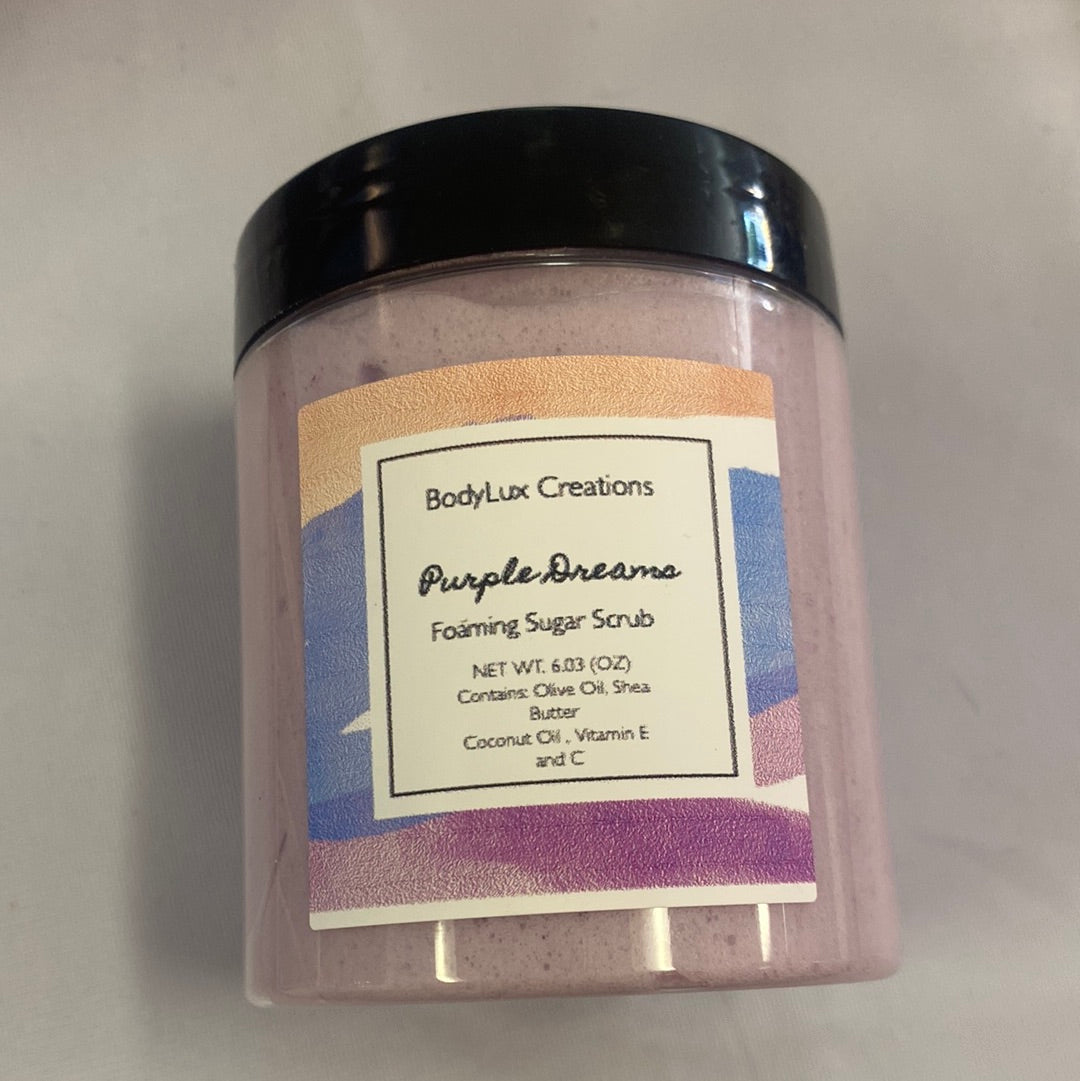 Purple Dreams Foaming Sugar Scrub
