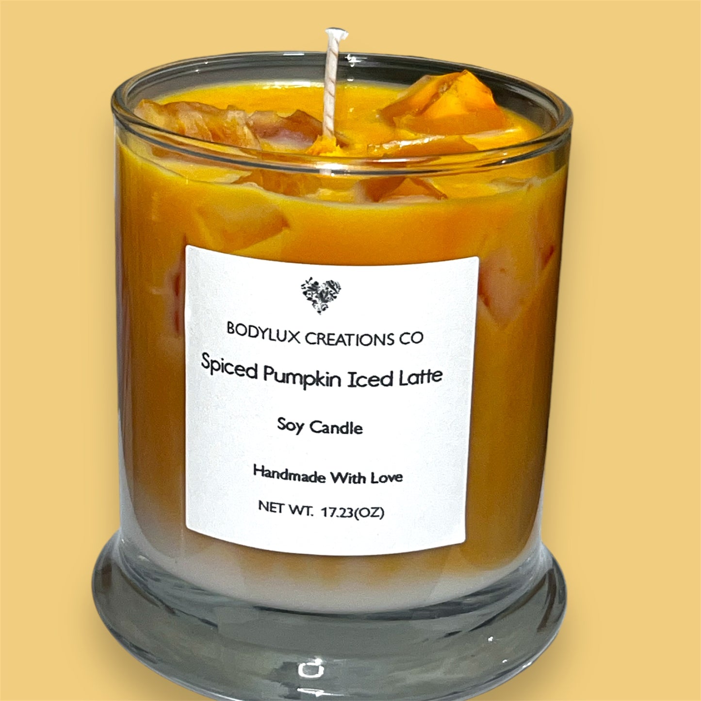 Spiced Pumpkin Iced Latte Candle